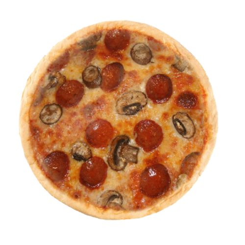 Bocce Cheese + Pepperoni + Mushroom Pizza