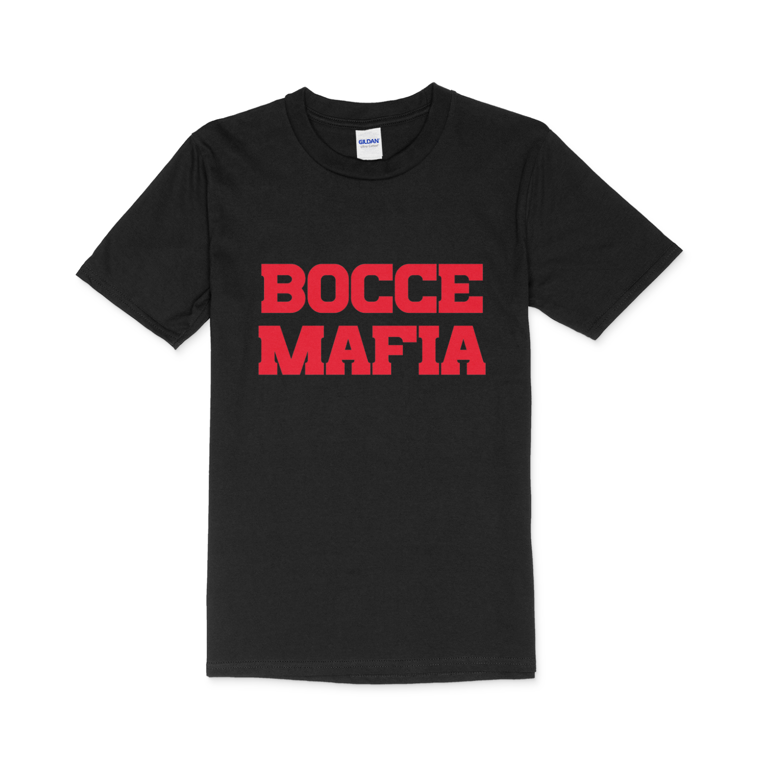Bocce Mafia Black Tshirt